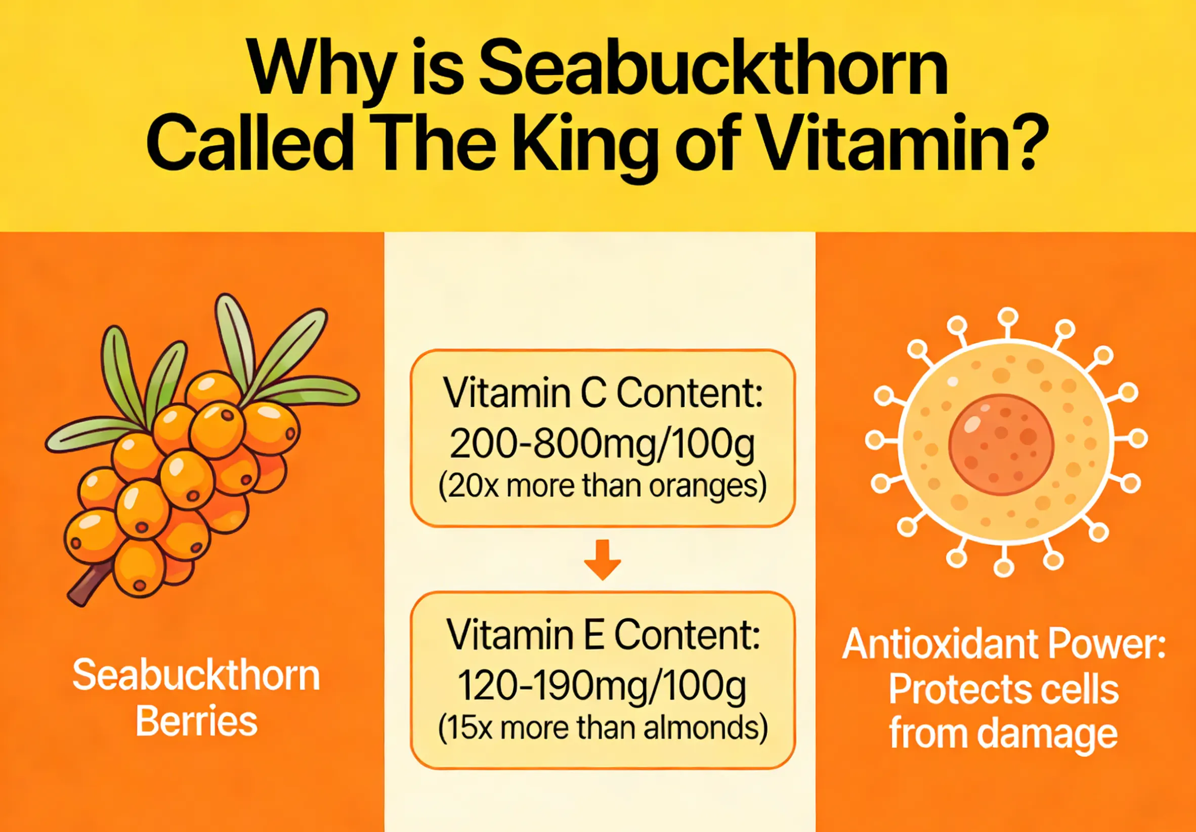 Mengapa Seabuckthorn Disebut Raja Vitamin?
